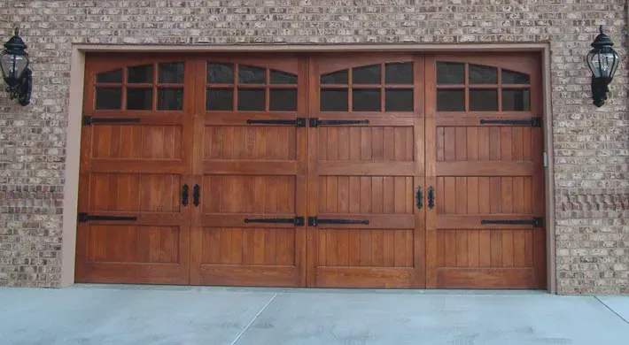 Carriage house style garage door