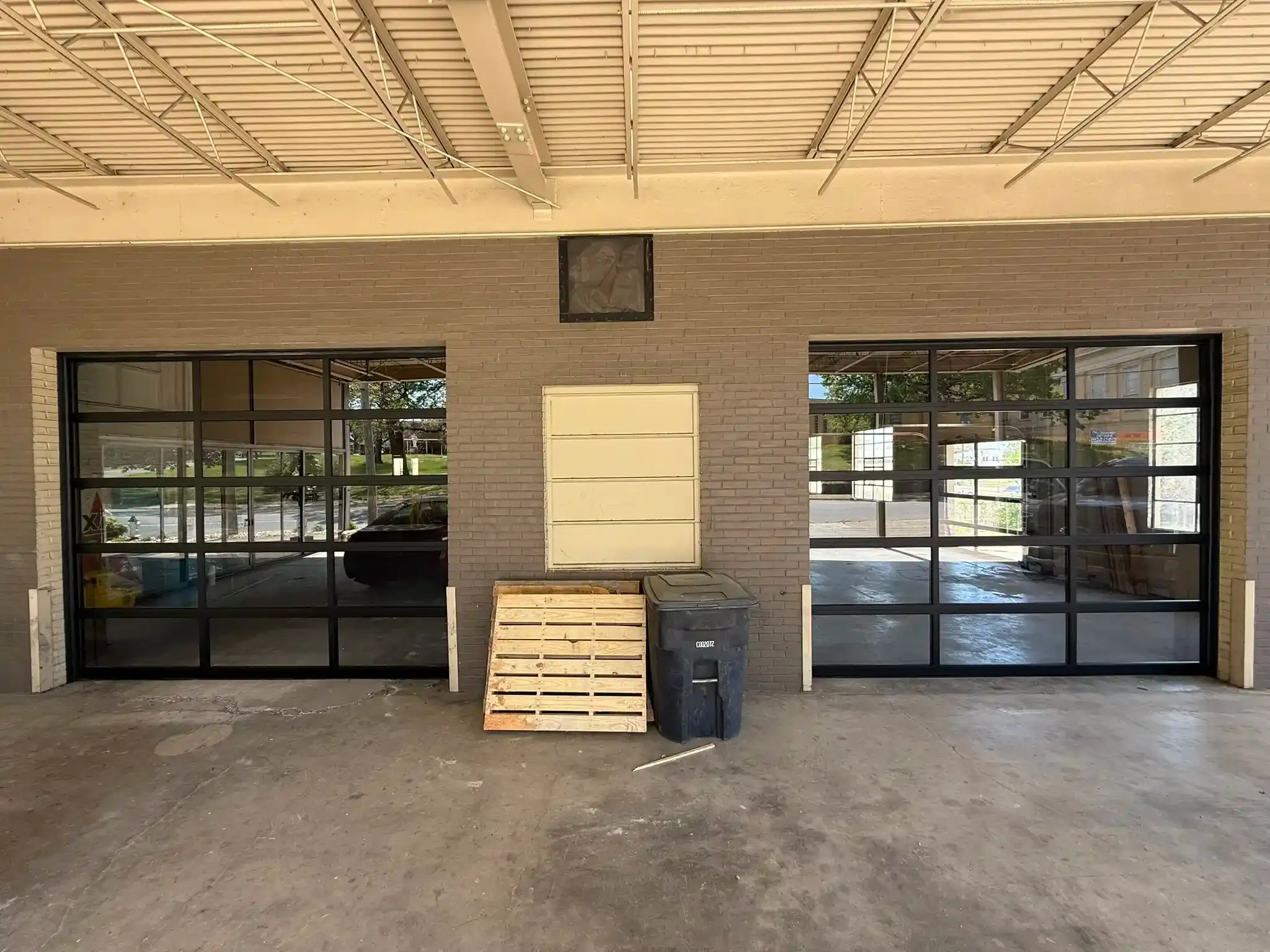 Amarr aluminum full-view commercial doors
