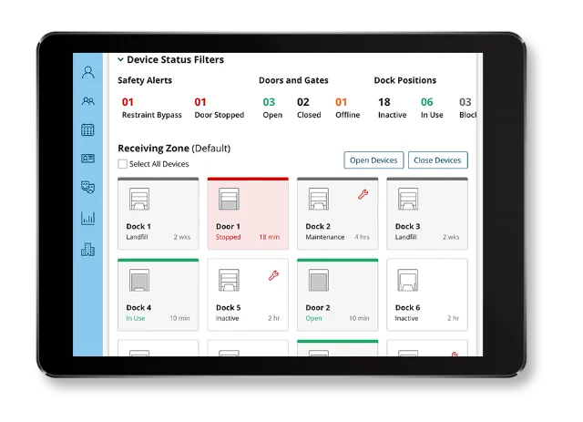 myQ Facility — monitor and control commercial door operators from anywhere
